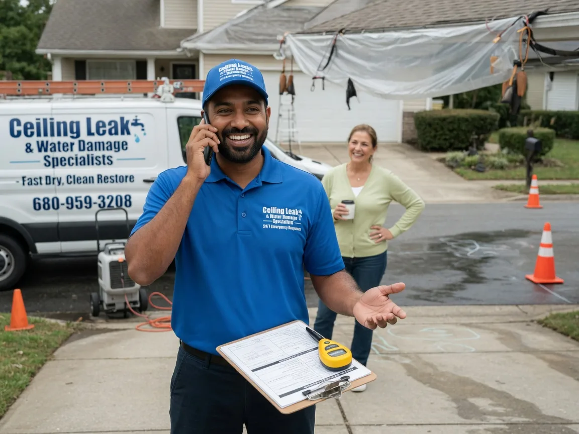 Ceiling Leak Cleanup Rutland, MA FAQs